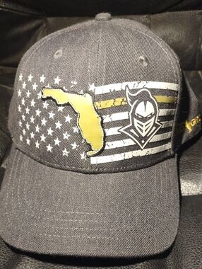 Flo Grown Black Florida UCF Knights Patch Baseball Cap